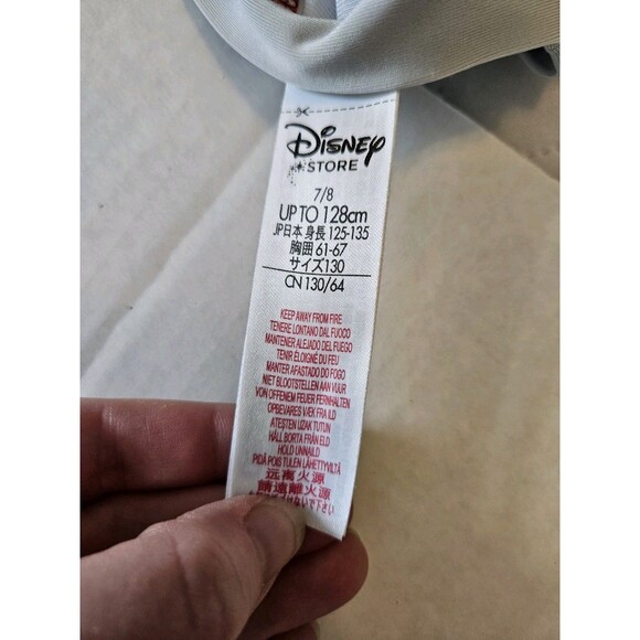 Disney Store Cars Lightning McQueen Rash Guard Swim Shirt Boy Size 7 / 8 - Picture 7 of 7